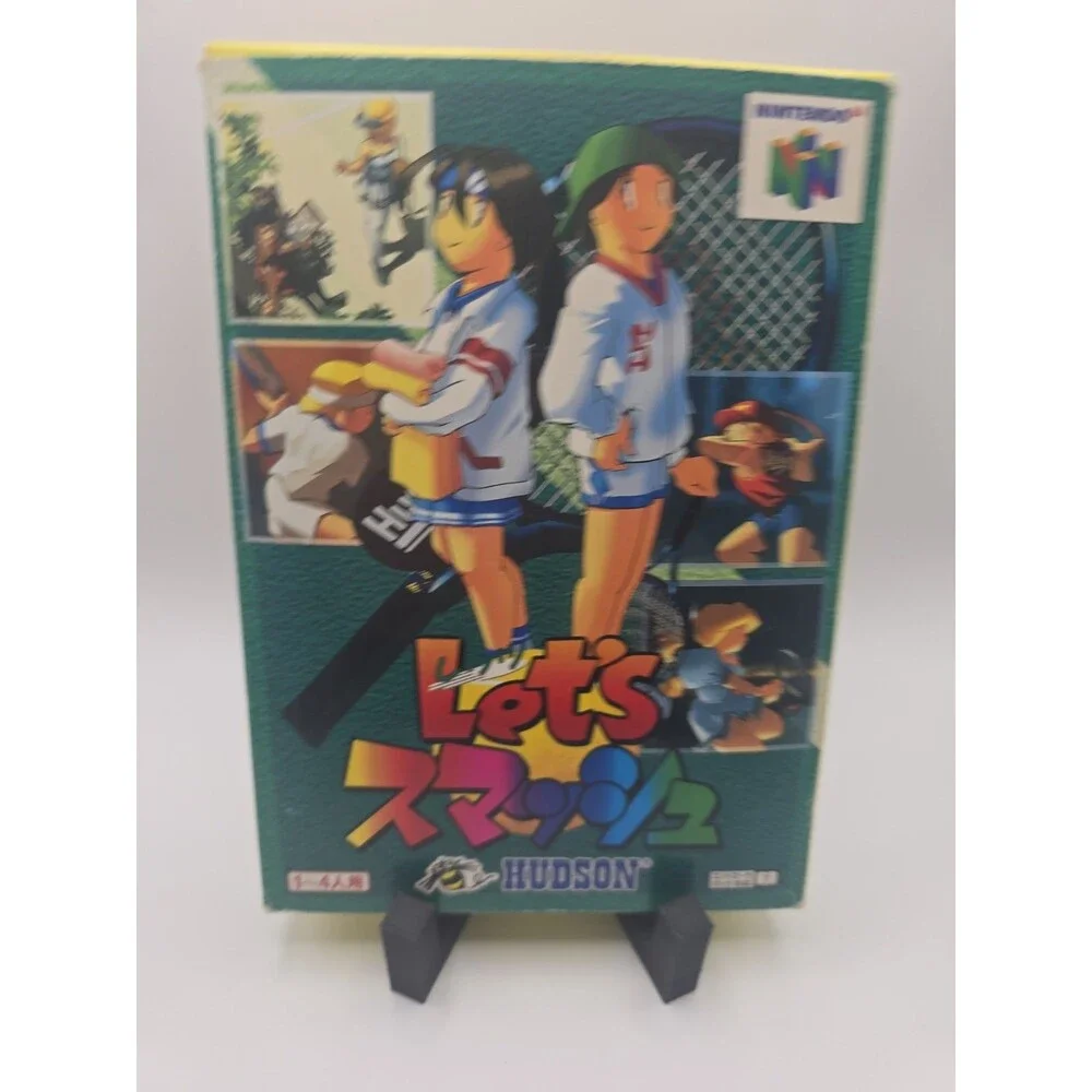 Let's Smash Tennis For Nintendo 64 N64 CIB Japanese Import USA SELLER
